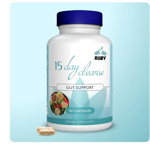 15-Daagse Detox – Ondersteuning voor darmen en colon | Cafeïnevrij | Geavanceerde formule met senna, cascara sagrada & psylliumvezels | Non-GMO | 30 capsules
